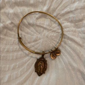 Alex and Ani Virgin Mary Gold Bangle